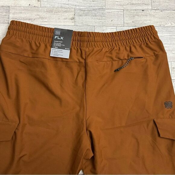 FLX Cargo Pant Bravado Brown Big & Tall Size L Tall NWT - Picture 6 of 8